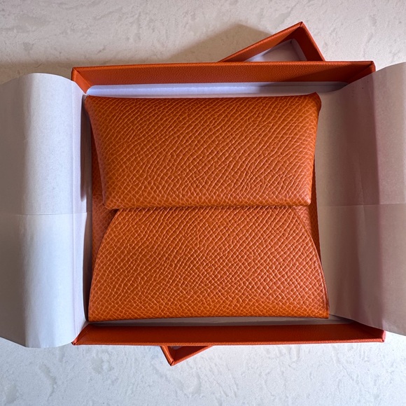 Brand new Authentic Hermes Bastia Change Purse 🧡 - Picture 4 of 7